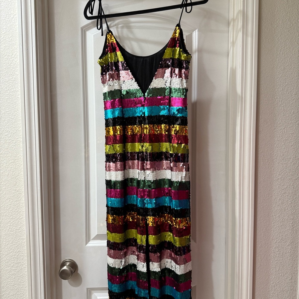 Nbd Colorful Sequin Dress View 2